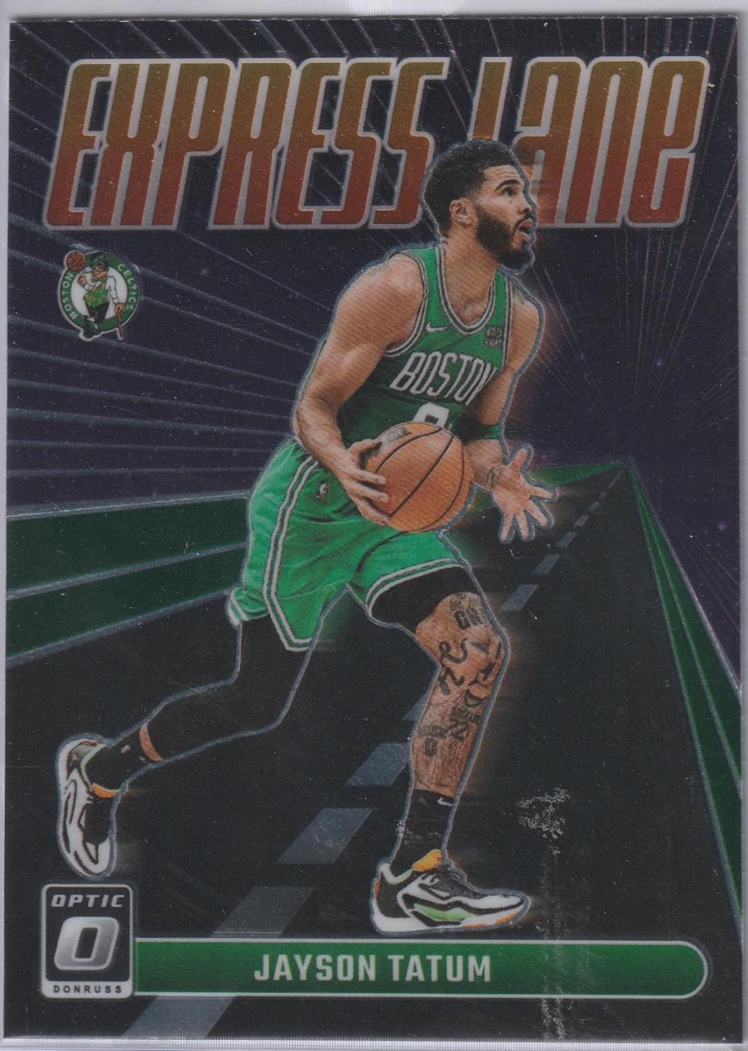 2023 Donruss Optic Express Lane Jayson Tatum #12 card