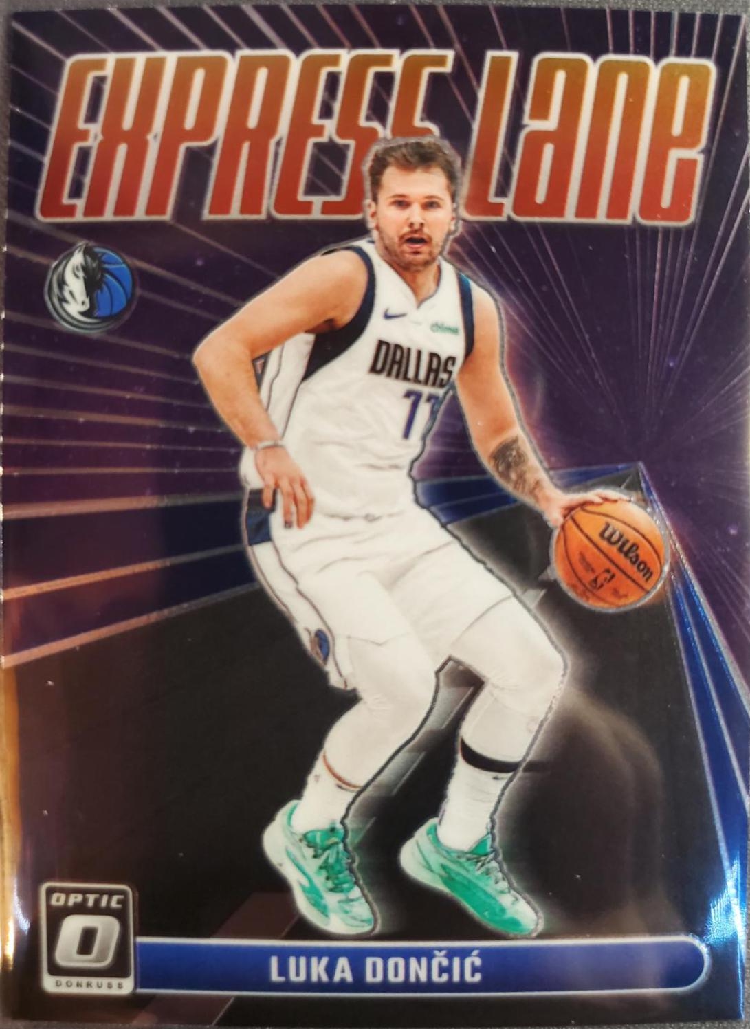 2023 Donruss Optic Express Lane Luka Doncic #13 card