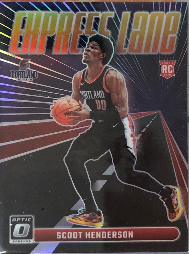 2023 Donruss Optic Express Lane Scoot Henderson #14 card