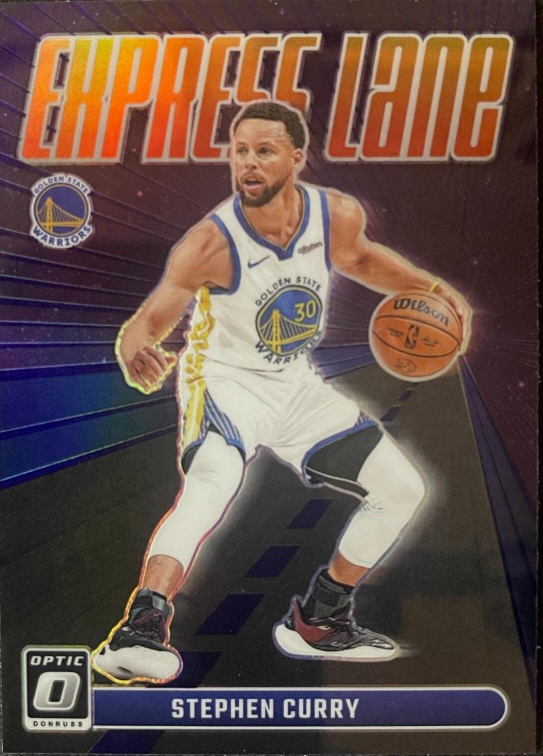 2023 Donruss Optic Express Lane Stephen Curry  [Purple] #25 card
