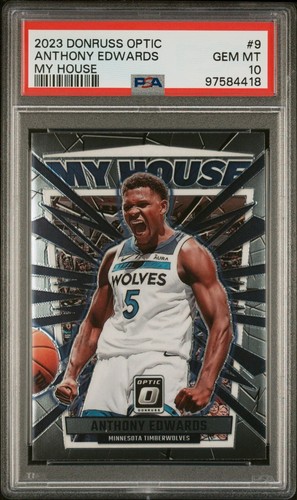 2023 Donruss Optic My House Anthony Edwards #9 card