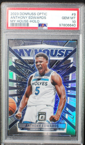 2023 Donruss Optic My House Anthony Edwards  [Holo] #9 card