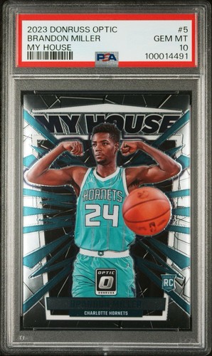 2023 Donruss Optic My House Brandon Miller #5 card