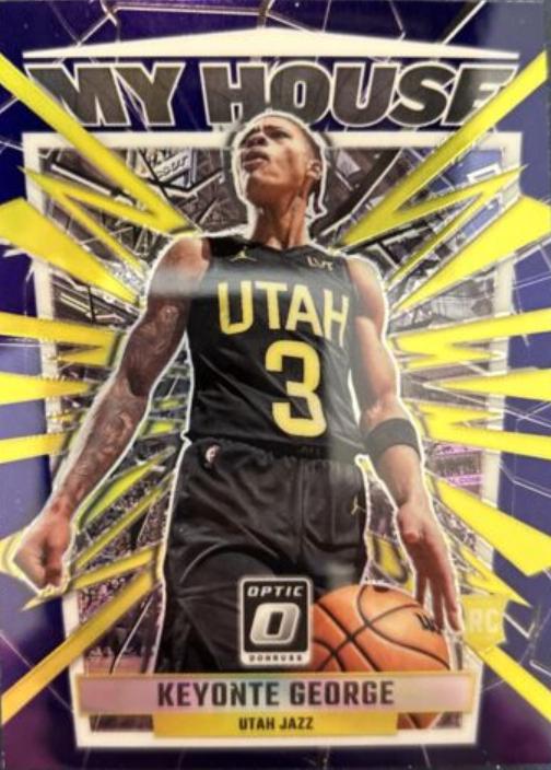 2023 Donruss Optic My House Keyonte George  [Purple] #4 card