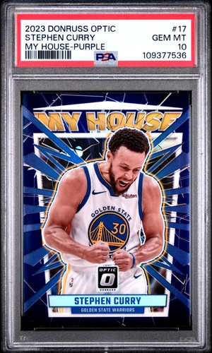 2023 Donruss Optic My House Stephen Curry  [Purple] #17 card
