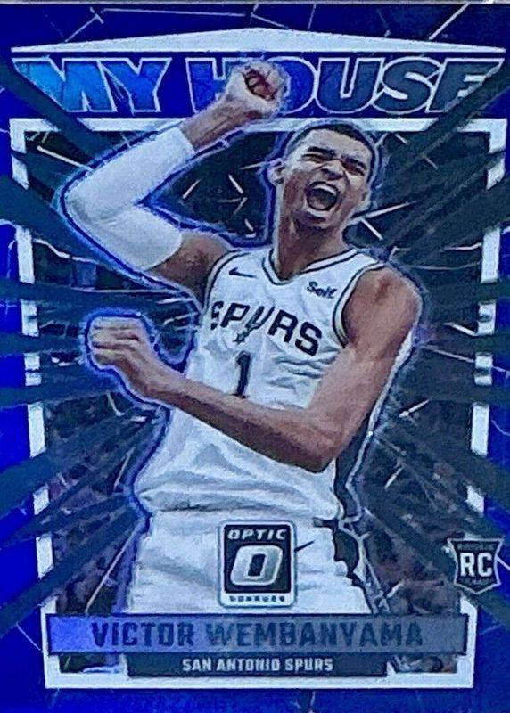 2023 Donruss Optic My House Victor Wembanyama  [Blue] #6 card