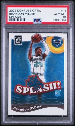 2023 Donruss Optic Splash Brandon Miller #11 card