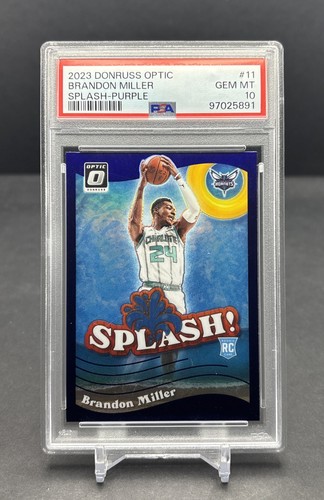 2023 Donruss Optic Splash Brandon Miller  [Purple] #11 card