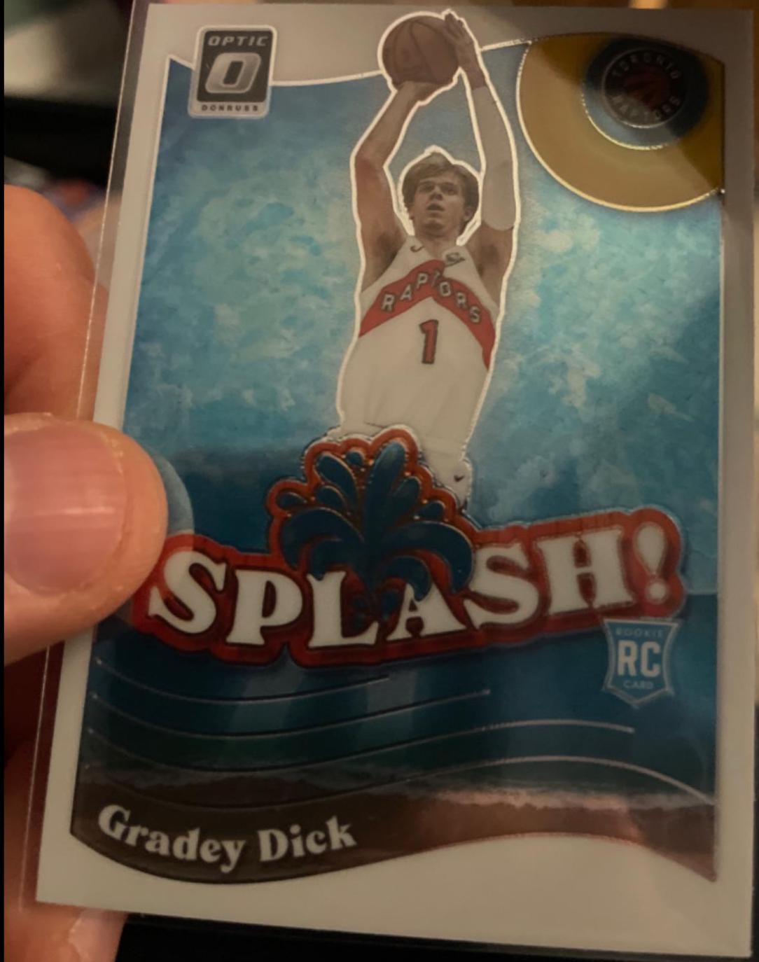 2023 Donruss Optic Splash Gradey Dick #9 card