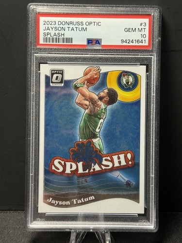 2023 Donruss Optic Splash Jayson Tatum #3 card