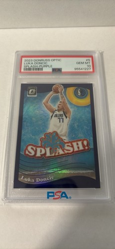 2023 Donruss Optic Splash Luka Doncic  [Purple] #5 card