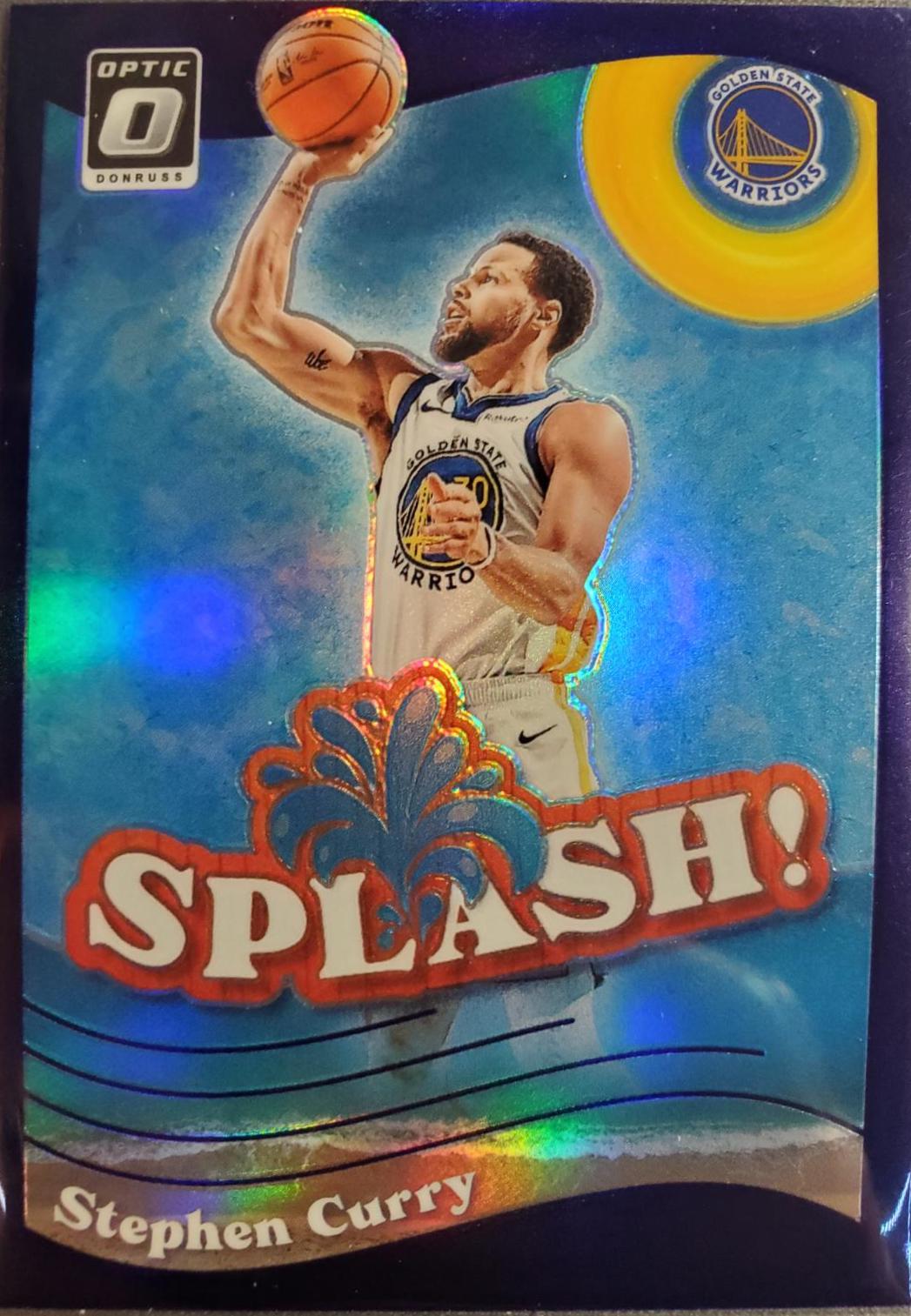 2023 Donruss Optic Splash Stephen Curry  [Purple] #8 card