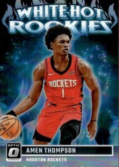 2023 Donruss Optic White Hot Rookies Amen Thompson  [Holo] #9 card