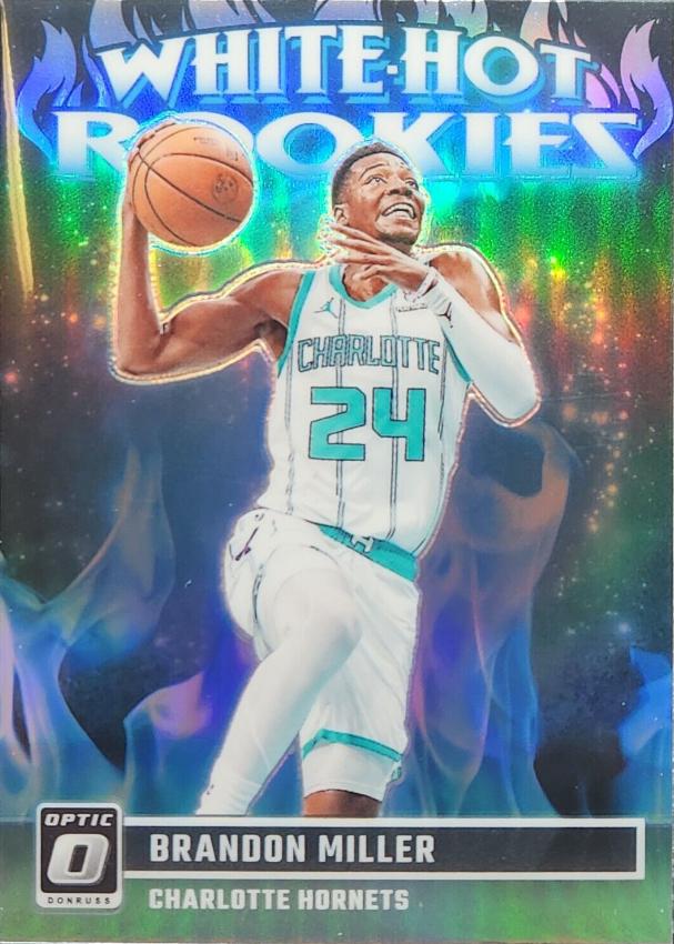 2023 Donruss Optic White Hot Rookies Brandon Miller  [Holo] #10 card