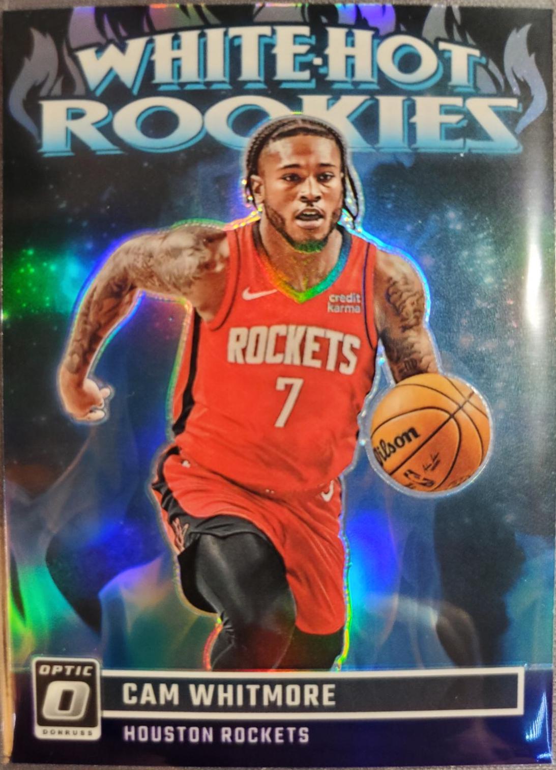 2023 Donruss Optic White Hot Rookies Cam Whitmore  [Purple] #5 card