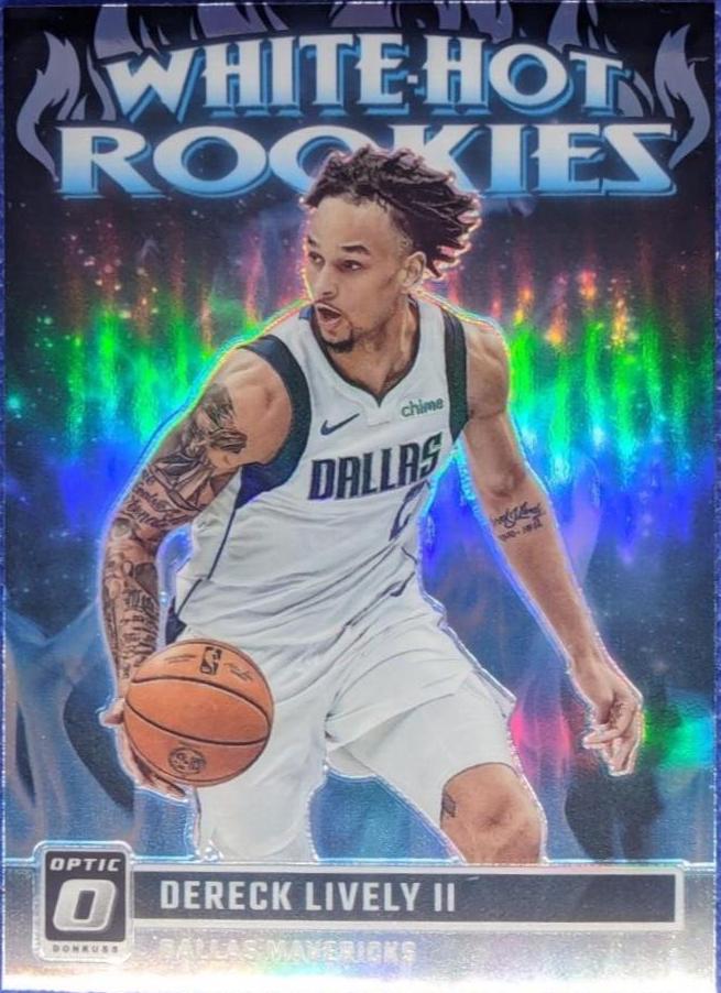 2023 Donruss Optic White Hot Rookies Dereck Lively II  [Holo] #8 card