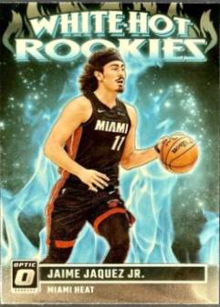 2023 Donruss Optic White Hot Rookies Jaime Jaquez Jr.  [Holo] #13 card