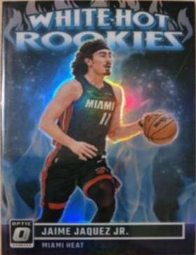 2023 Donruss Optic White Hot Rookies Jaime Jaquez Jr.  [Purple] #13 card