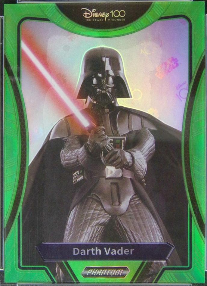 2023 Kakawow Phantom Disney 100 Darth Vader [Green] #3 card