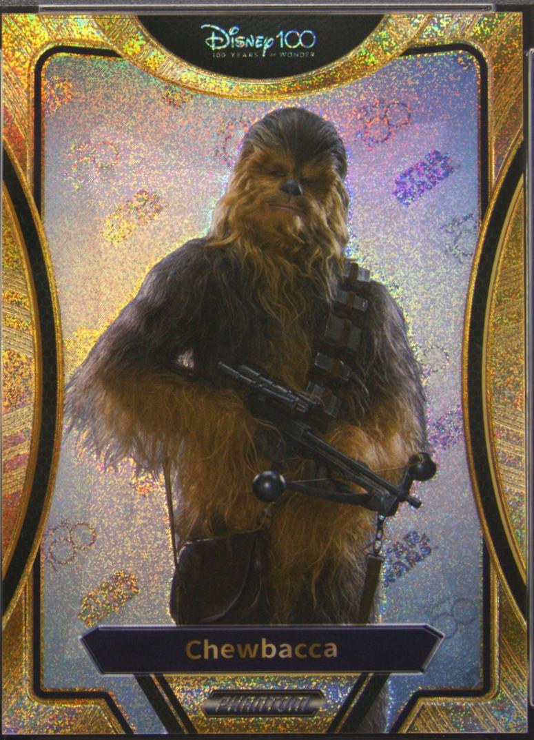 2023 Kakawow Phantom Disney 100 Gold Chewbacca #PS-IG-27 card