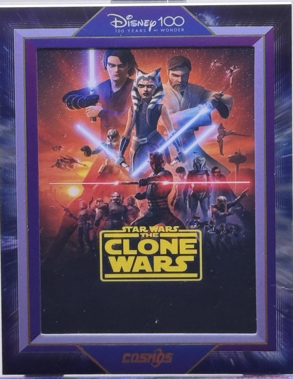 2023 Kakawow Phantom Disney 100 Poster Star Wars: The Clone Wars #PS-HB-48 card