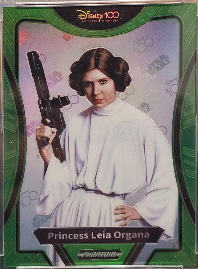 2023 Kakawow Phantom Disney 100 Princess Leia Organa [Green] #10 card