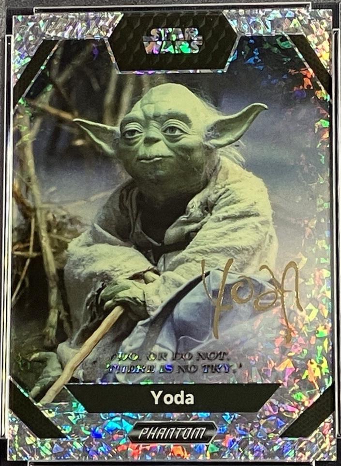 2023 Kakawow Phantom Disney 100 Script Art Yoda #PS-SIG-12 card