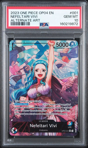 2023 Kingdoms of Intrigue Nefeltari Vivi [Alternate Art] #OP04-001 card