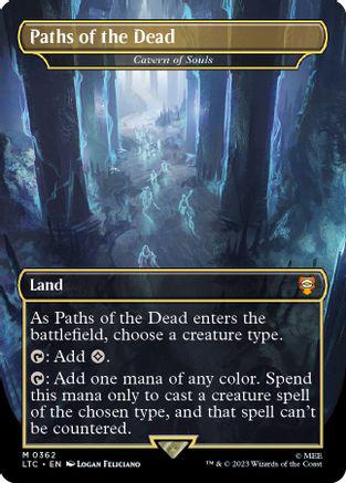 2023 Lord of the Rings Commander Paths of the Dead [Foil] #392 card