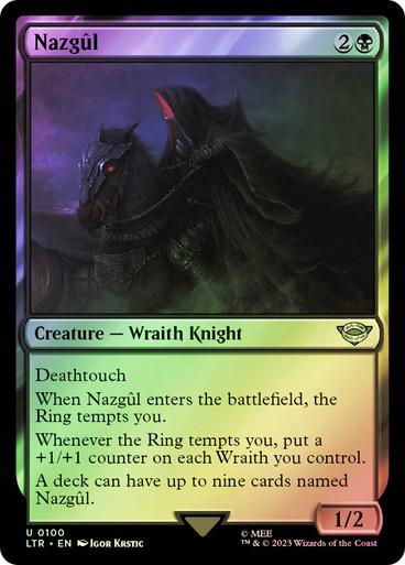 2023 Lord of the Rings Nazgul [Foil] #100 card