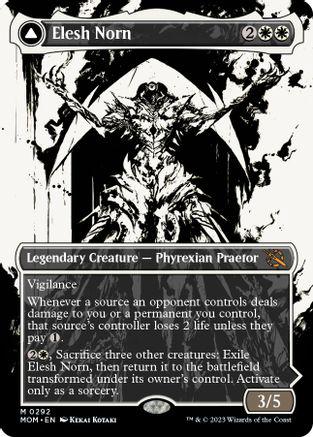 2023 March of the Machine Elesh Norn #338 card
