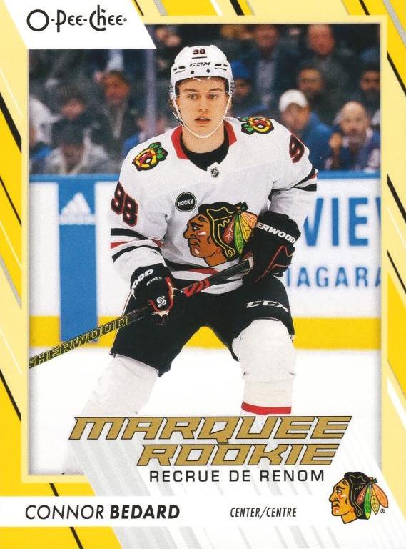 2023 O-Pee-Chee Connor Bedard [Yellow Border] #582 card