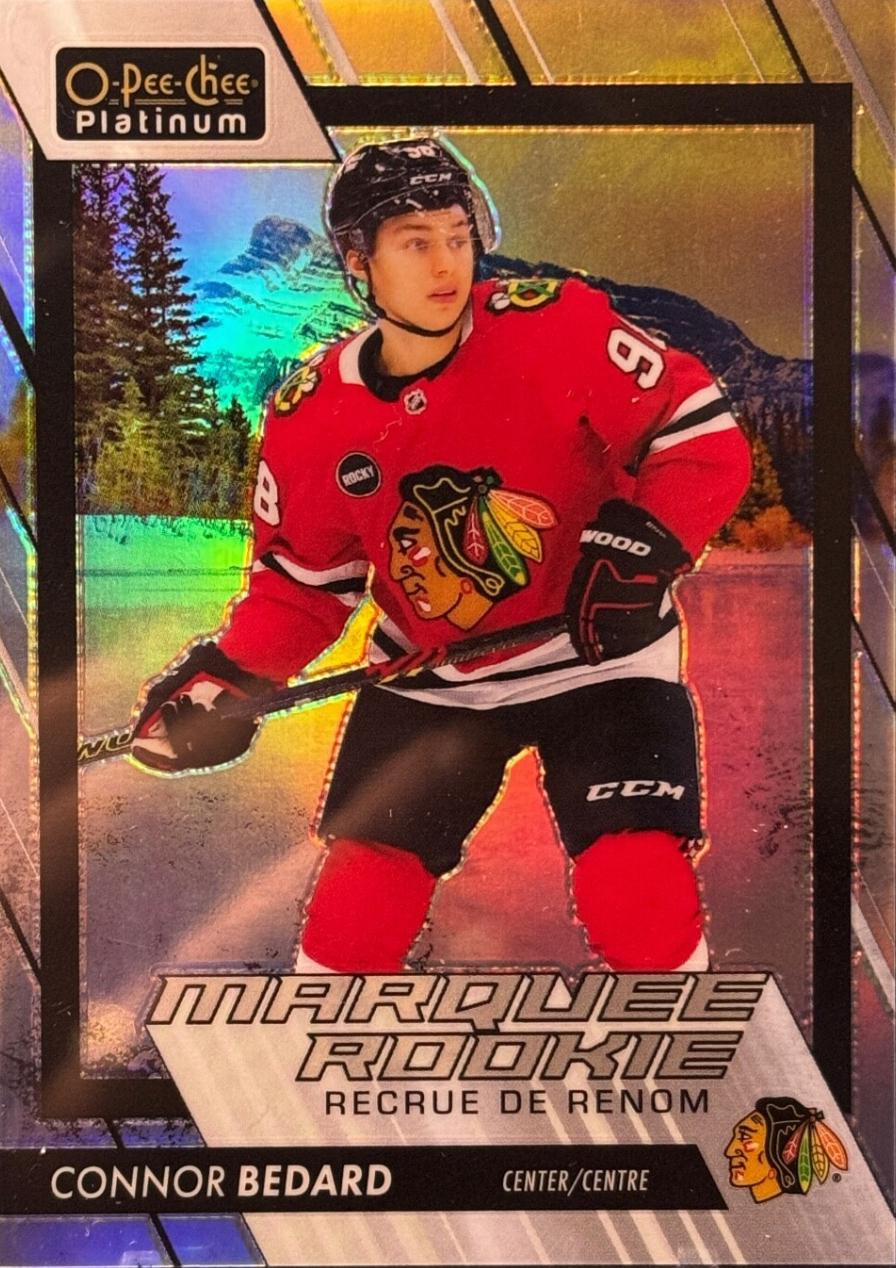 2023 O-Pee-Chee Platinum Connor Bedard [Pond Hockey] #201 card