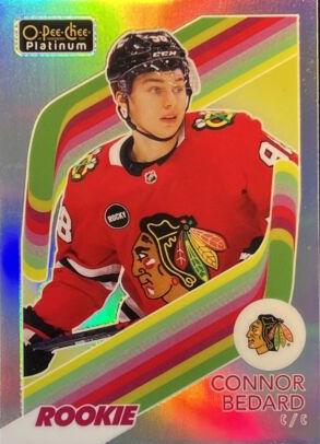 2023 O-Pee-Chee Platinum Retro Connor Bedard [Rainbow] #R-100 card