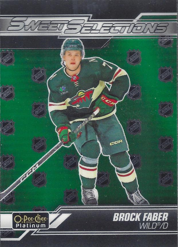 2023 O-Pee-Chee Platinum Sweet Selections Brock Faber #SS-10 card