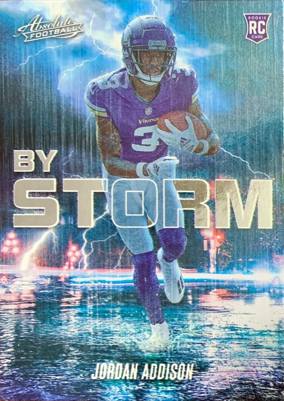 2023 Panini Absolute By Storm Jordan Addison #BST-12 card