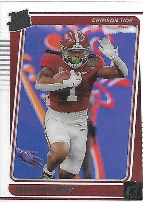 2023 Panini Chronicles Draft Picks Clearly Donruss Jahmyr Gibbs #40 card