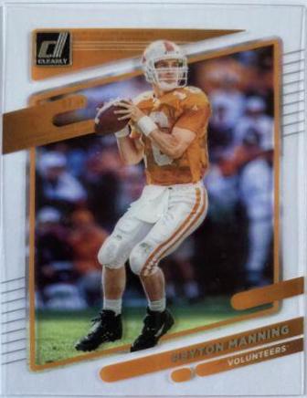 2023 Panini Chronicles Draft Picks Clearly Donruss Peyton Manning #19 card