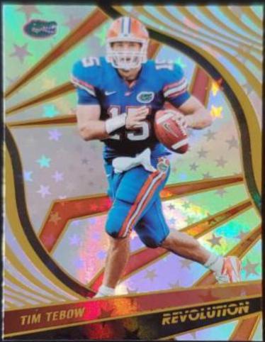 2023 Panini Chronicles Draft Picks Revolution Tim Tebow #5 card