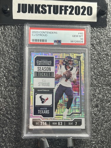 2023 Panini Contenders C.J. Stroud [Mojo] #40 card