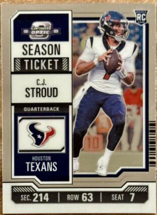 2023 Panini Contenders Optic C.J. Stroud #20 card