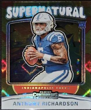 2023 Panini Contenders Supernatural Anthony Richardson [Silver] #1 card