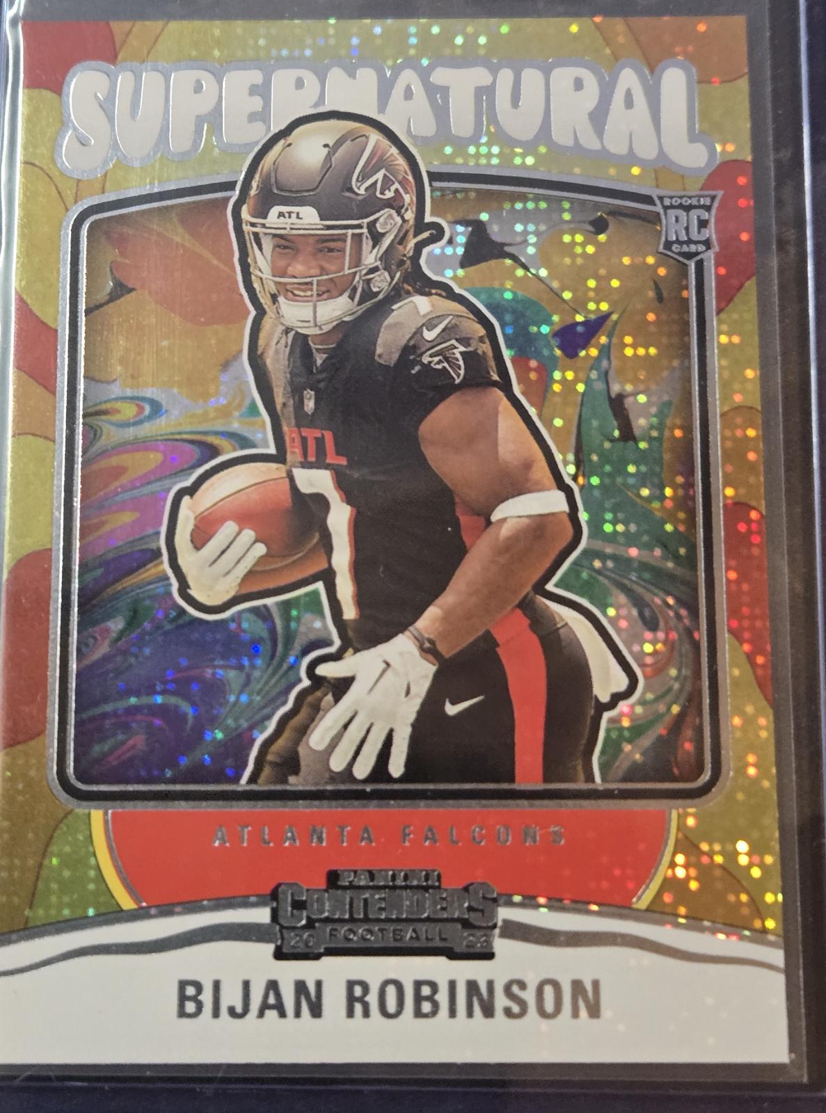 2023 Panini Contenders Supernatural Bijan Robinson #2 card