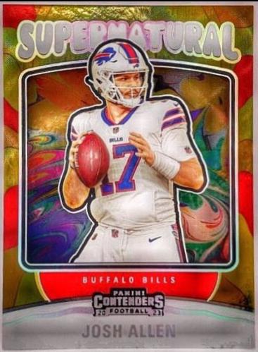 2023 Panini Contenders Supernatural Josh Allen #8 card