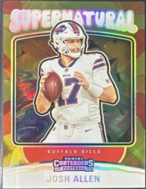 2023 Panini Contenders Supernatural Josh Allen [Silver] #8 card