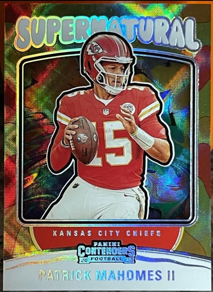 2023 Panini Contenders Supernatural Patrick Mahomes II #10 card