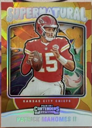 2023 Panini Contenders Supernatural Patrick Mahomes II [Silver] #10 card