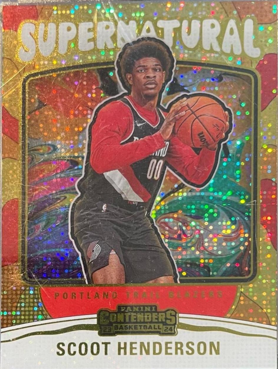 2023 Panini Contenders Supernatural Scoot Henderson #3 card
