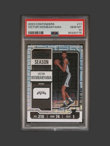 2023 Panini Contenders Victor Wembanyama [Season Ticket] #11 card