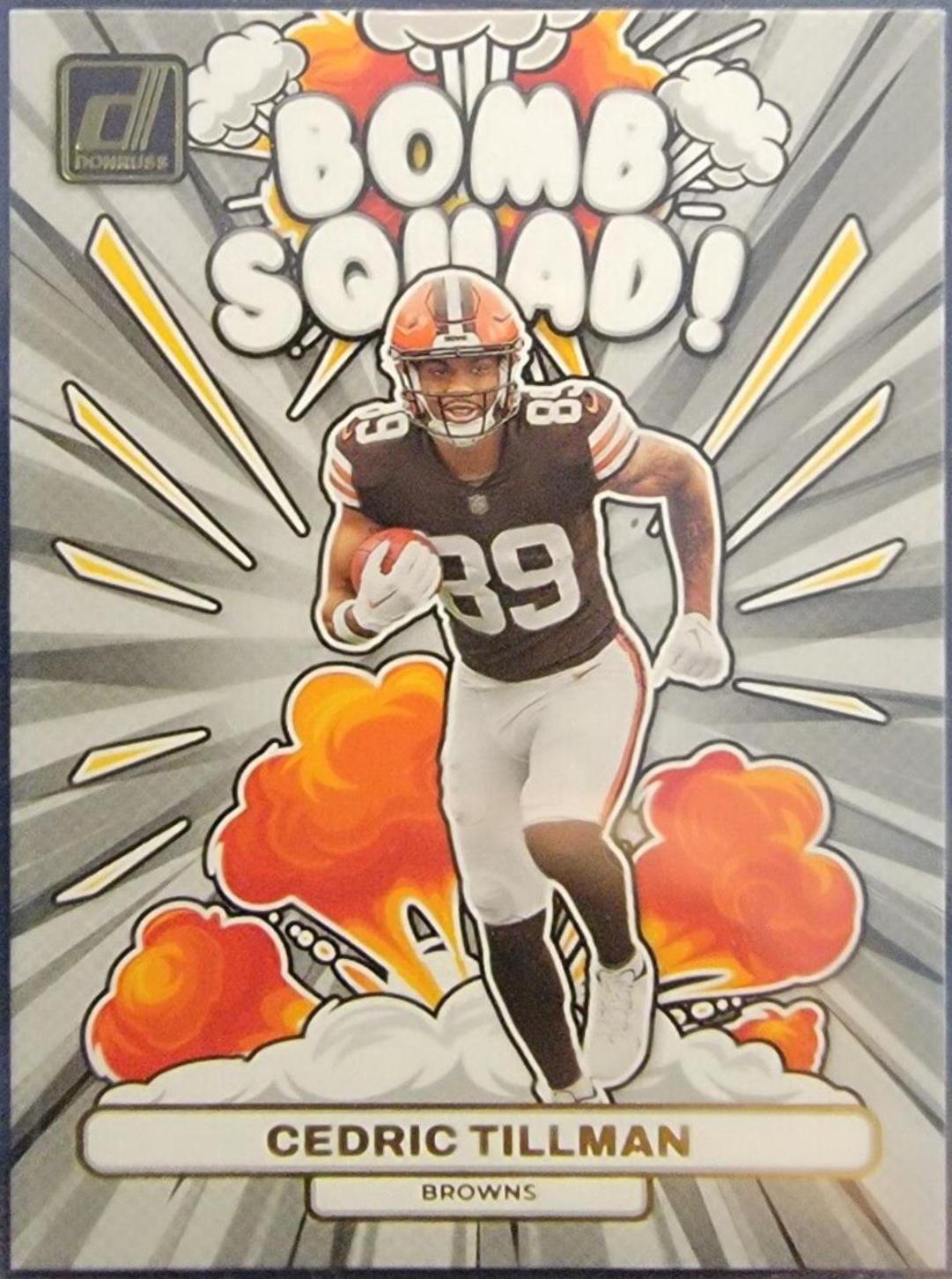 2023 Panini Donruss Bomb Squad Cedric Tillman #BS-20 card